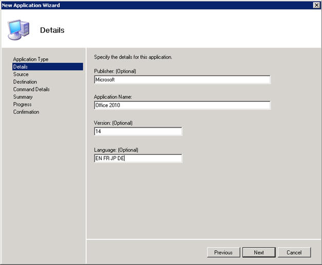 MDT New application details