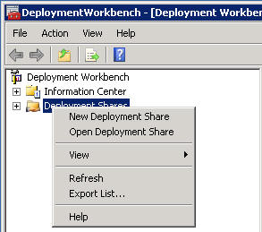 Deployment workbench